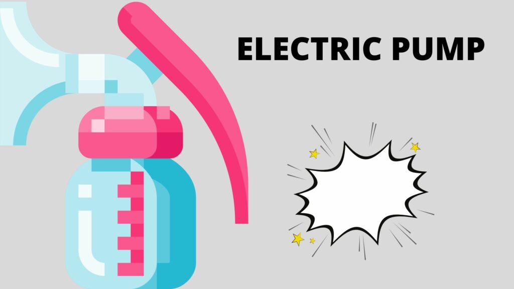 electric pump for expressing newborn breast milk
